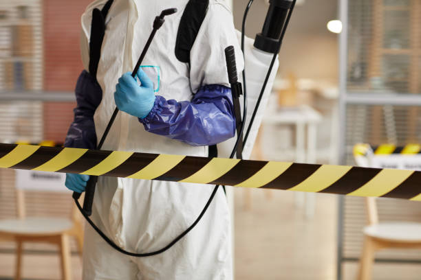 Professional Blood Cleanup technician working in Burlington, OH